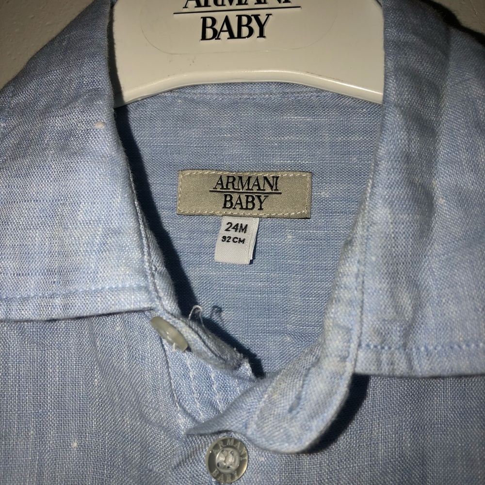 Armani Baby Linen Dress Shirt